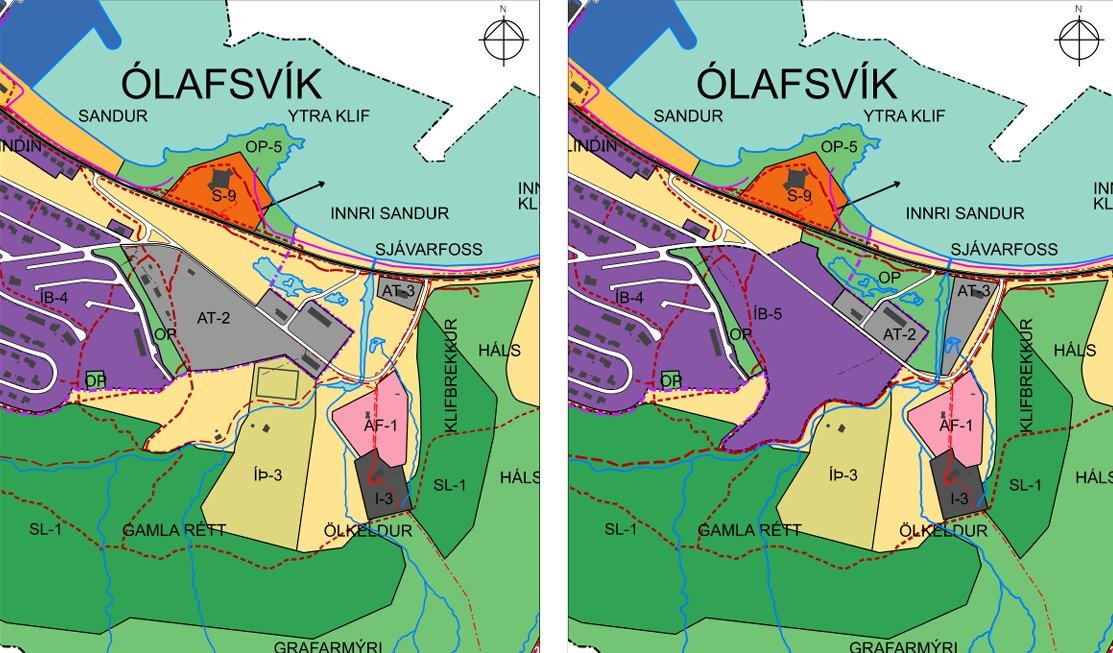 Aðalskipulagsbreyting í Dalbrekku, Ólafsvík