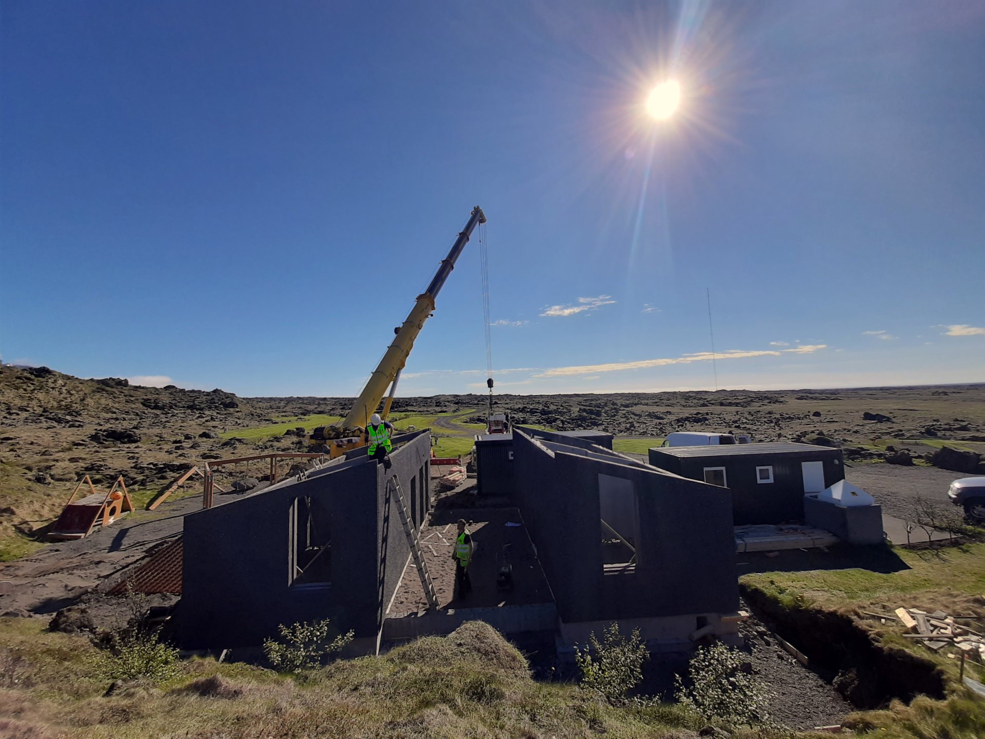 Nýtt þjónustuhús á tjaldsvæðinu á Hellissandi