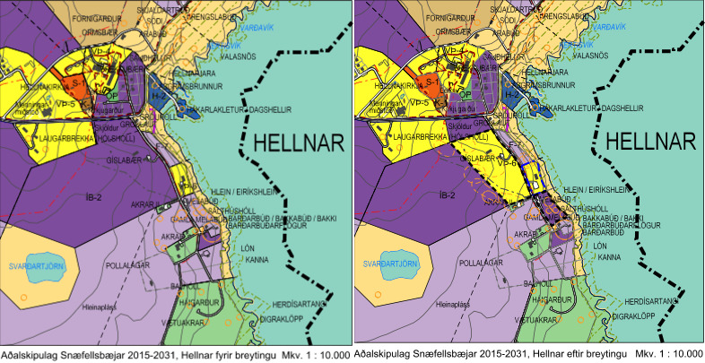 Breyting aðalskipulags Snæfellsbæjar 2015 - 2031, land Melabúðar I og hluti lands Gíslabæjar