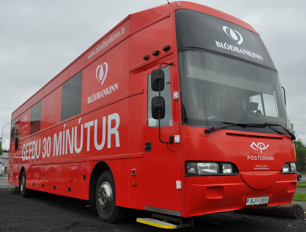 Blóðbankabíllinn á Snæfellsnesi