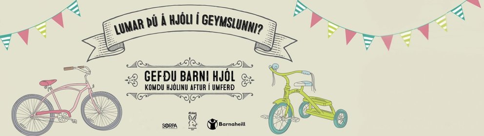Hjólasöfnun barnaheilla stendur til 1. maí