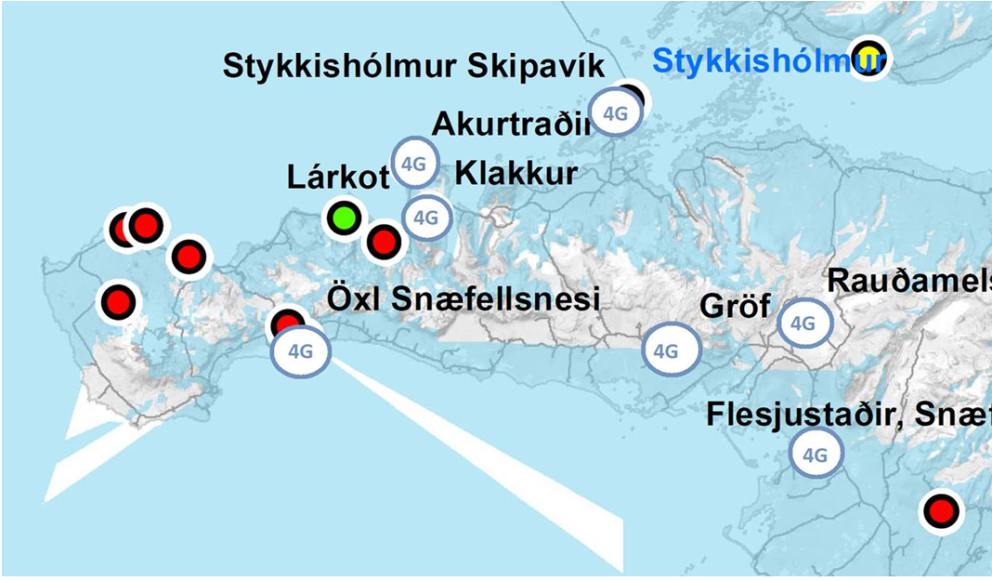 Bætt 4G samband á Snæfellsnesi