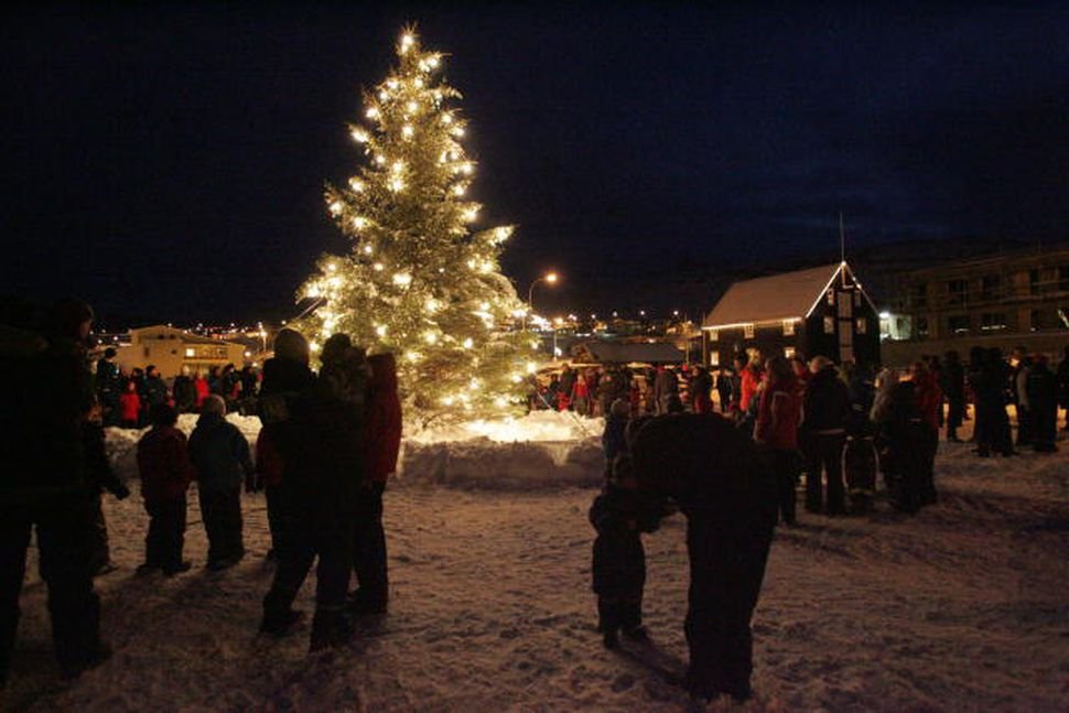 Tendrun ljósa á jólatrjám