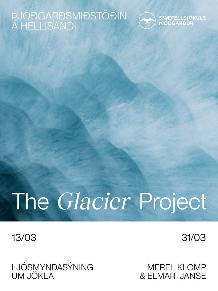Opnun ljósmyndasýningarinnar The Glacier Project í þjóðgarðsmiðstöðinni
