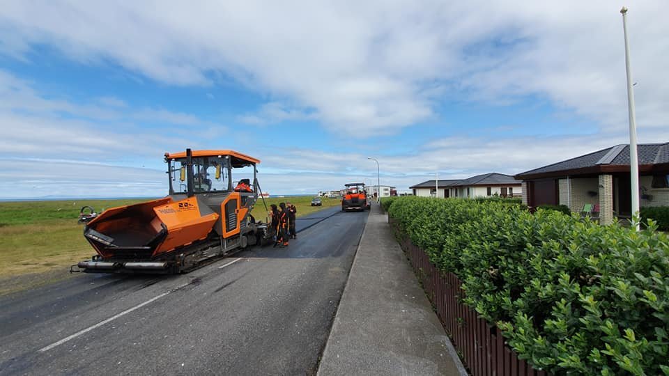 Mikið malbikað í Snæfellsbæ í sumar