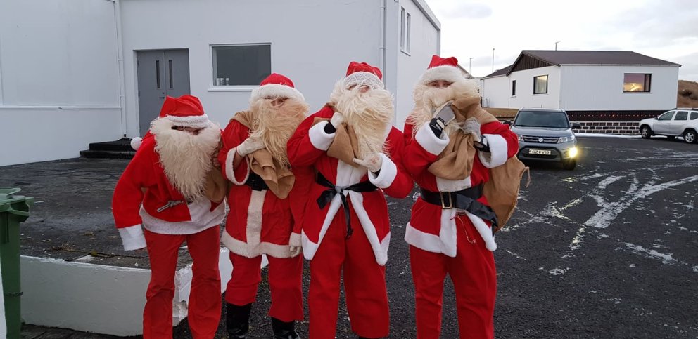 Heimsóknir jólasveina til Snæfellsbæjar
