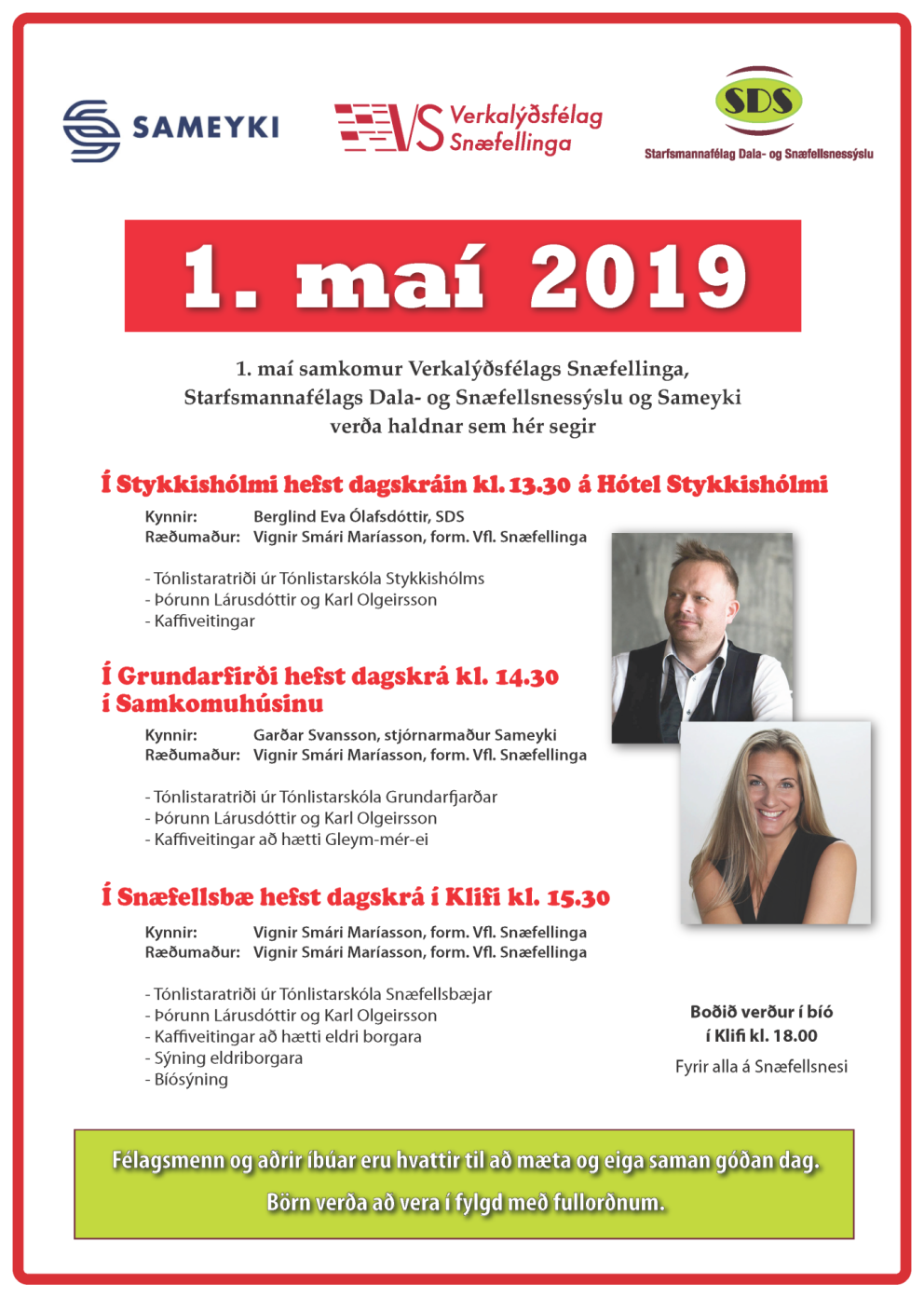 Verkalýðsdagurinn í Snæfellsbæ