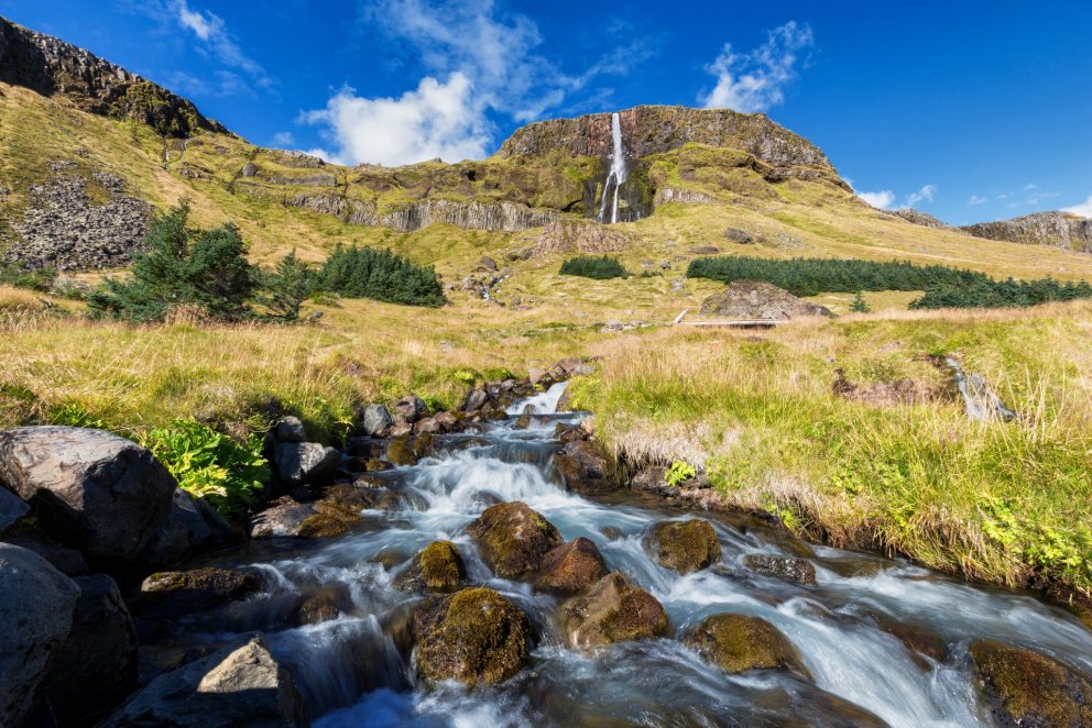 Snæfellsbær hlýtur styrk til áframhaldandi uppbyggingar við Bjarnarfoss