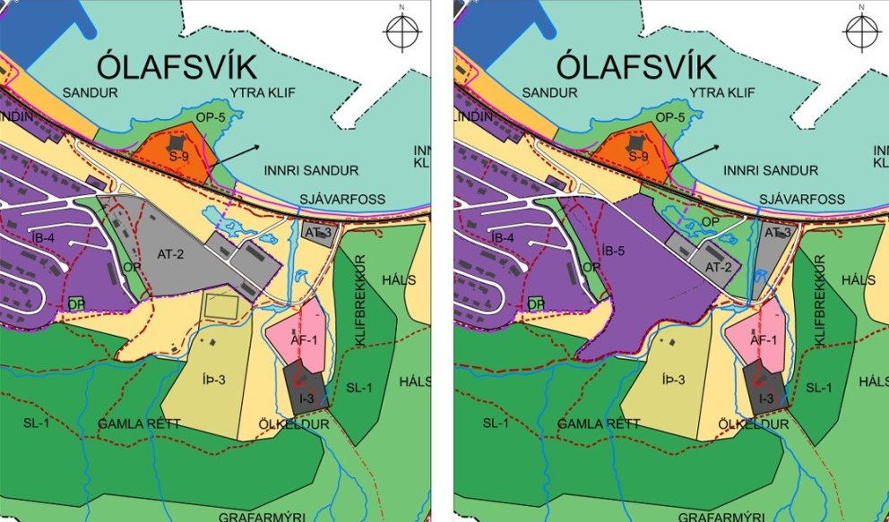 Aðalskipulagsbreyting í Dalbrekku, Ólafsvík