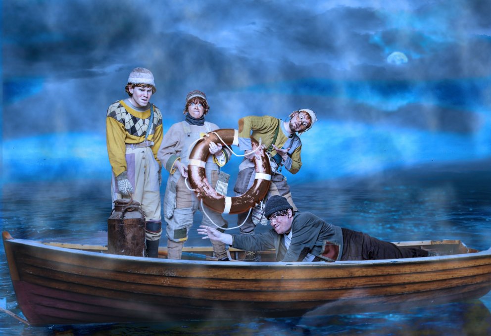 Leikhópurinn Lotta í Sjómannagarðinum í Ólafsvík