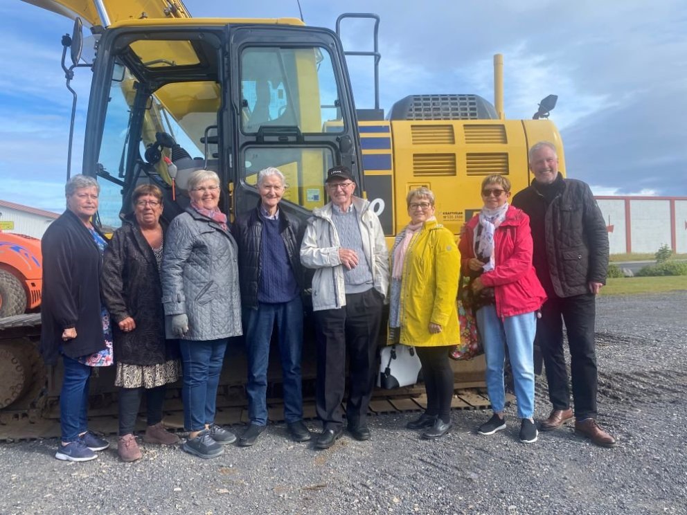 Ljósmynd frá skóflustungu 25. ágúst 2022.