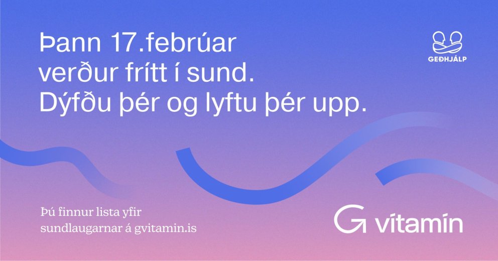 Snæfellsbær býður í sund á morgun 17. febrúar