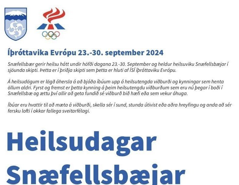 Heilsudagar Snæfellsbæjar