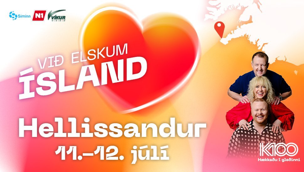 Útvarpsstöðin K100 verður á Sandara- og Rifsaragleði