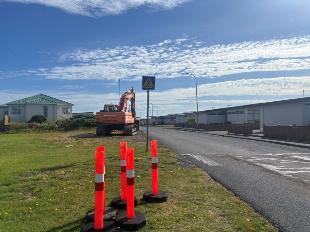 Framkvæmdir í Naustabúð á Hellissandi