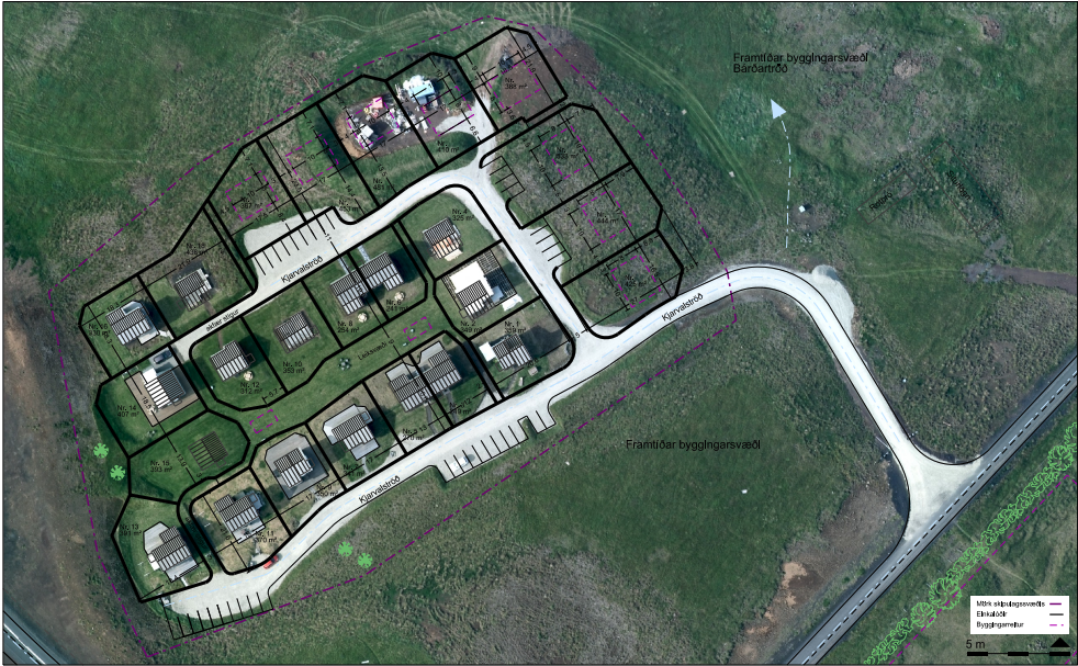 Breyting deiliskipulags Hellisvalla á Hellnum