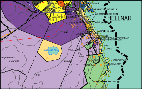 Breyting deiliskipulags frístundahúsa á Hellnum