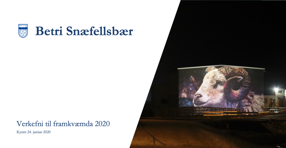 Betri Snæfellsbæjar - hugmyndir til framkvæmda árið 2020