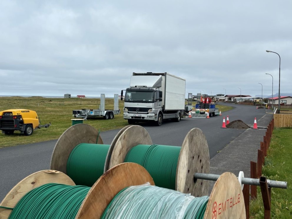 Ljósleiðaravæðing á Rifi.