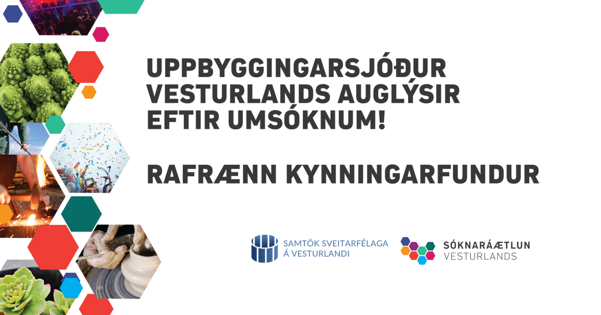 Rafrænn kynningarfundur um Uppbyggingarsjóð Vesturlands