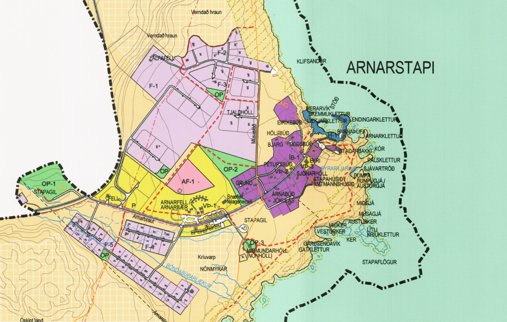 Óveruleg breyting á aðalskipulagi Snæfellsbæjar - Frístundabyggð á Arnarstapa