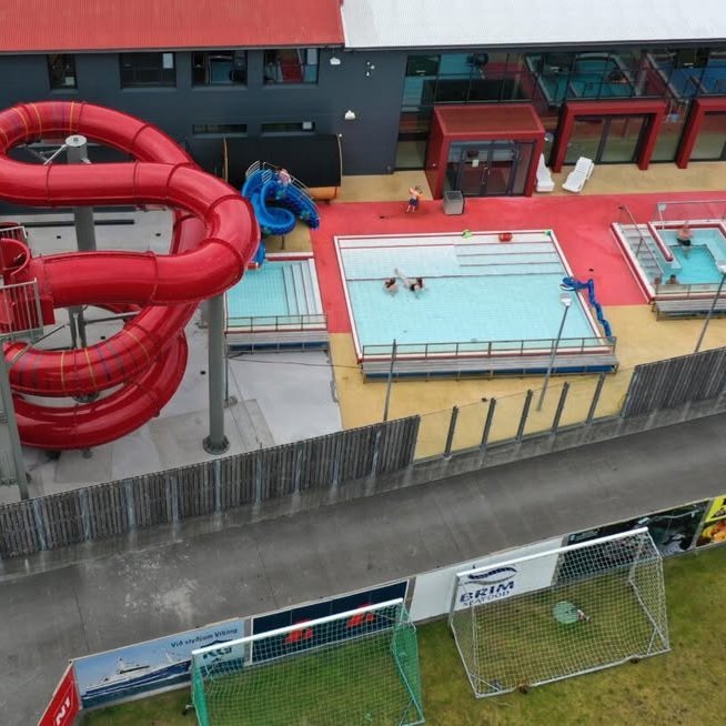 Hrekkjavökusundstund í sundlaug Snæfellsbæjar í Ólafsvík