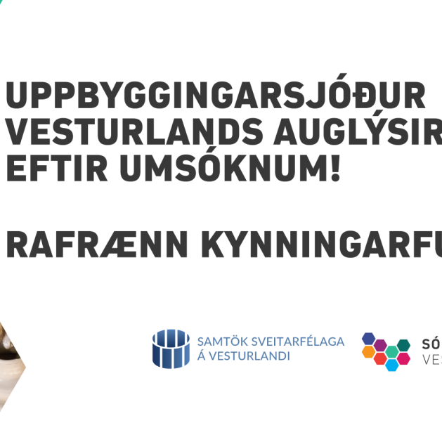 Rafrænn kynningarfundur um Uppbyggingarsjóð Vesturlands